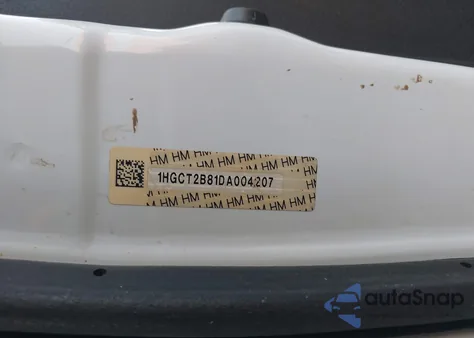 2013 Honda Accord Ex-L V-6 z USA, uszkodzony, nr VIN 1HGCT2B81DA004207